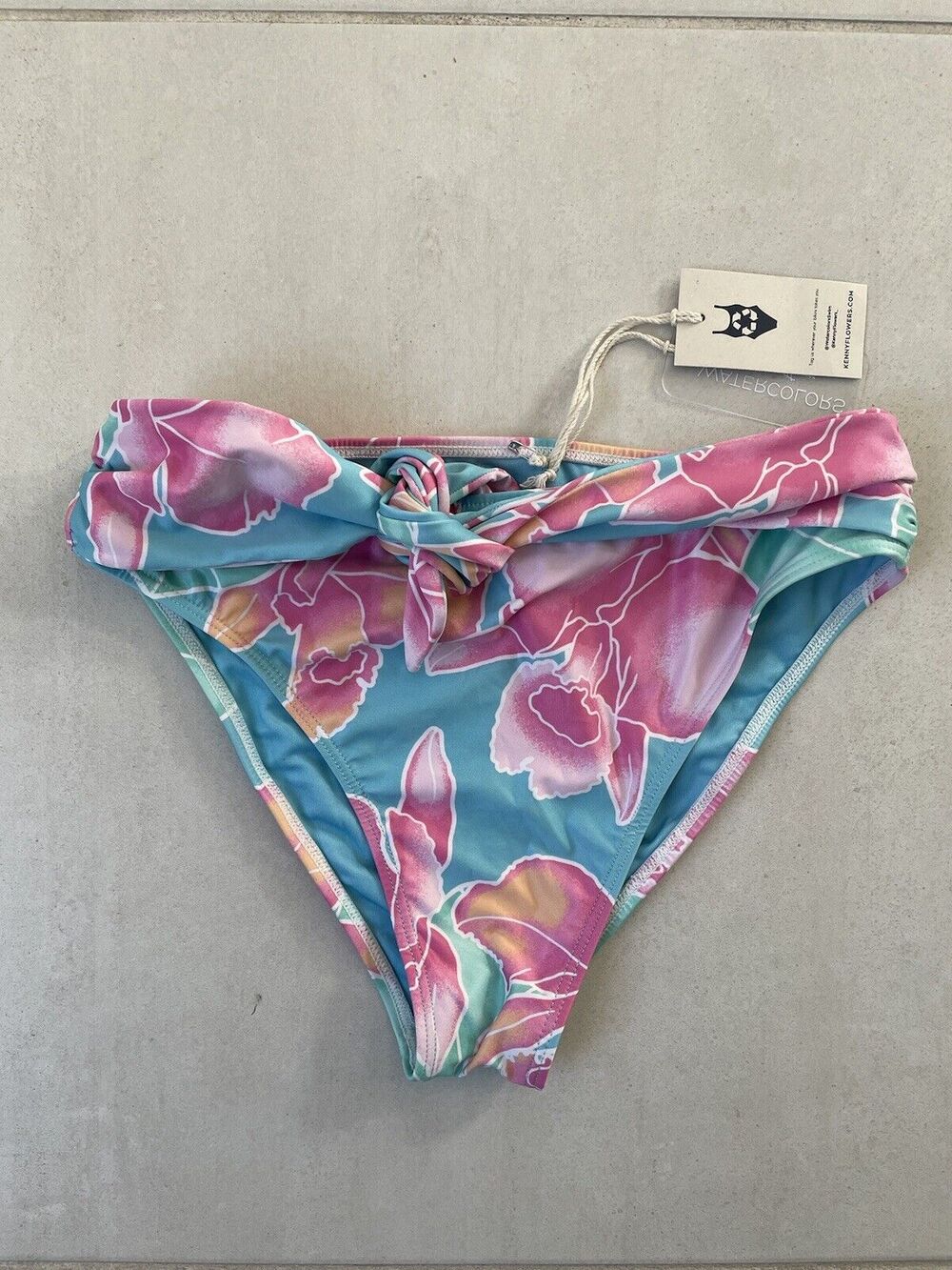 Kenny Flowers Swim Bikini Bottom Tie Maui Floral Swimwear